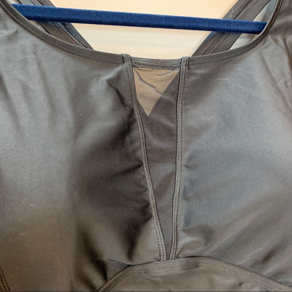 NWT!! Torrid Black Mesh Keyhole One Piece, 4X and 5X. - Picture 4 of 9